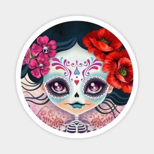 Amelia Calavera Sugar Skull Magnet